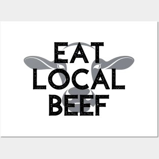 Eat Local Beef Posters and Art